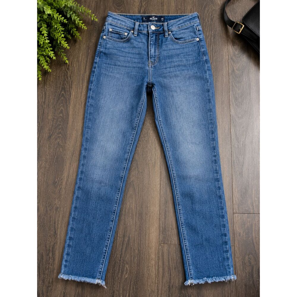 Hollister Jeans Womens Size 1S (27x26) Curvy High Rise Super Skinny Denim (561)